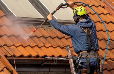 Démoussage et hydrofuge de toiture à Lentiol